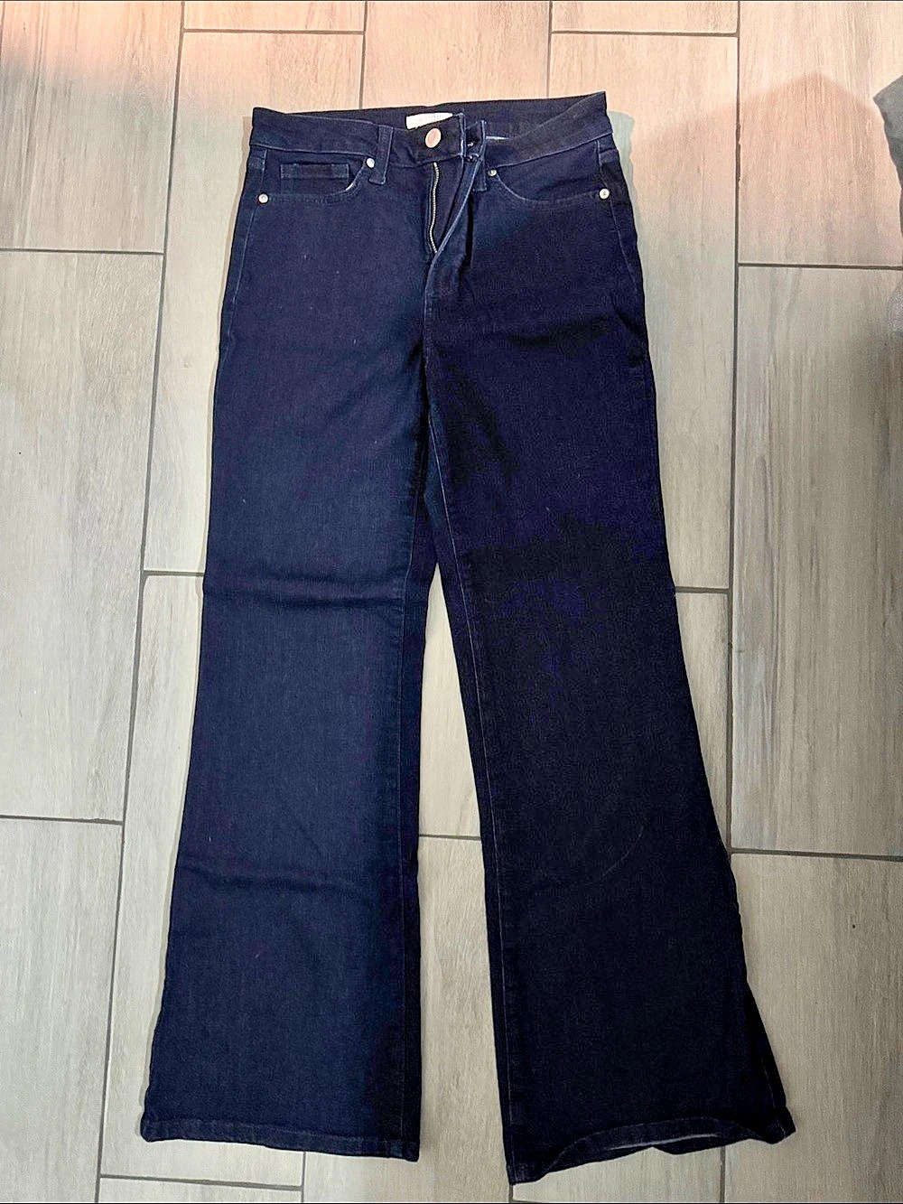 Lauren Conrad Black Flare Jeans Waist 8